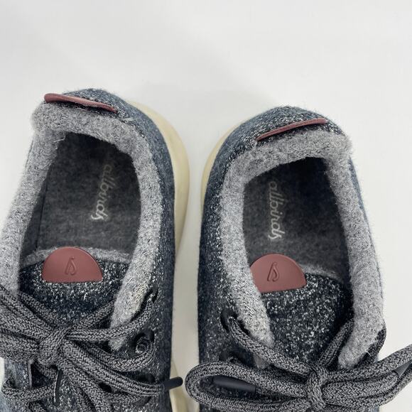 ALLBIRDS Mizzle Gray Knit Upper Wool Runners Lace Up Shoe Mens Size 11 Sneaker - Picture 3 of 8